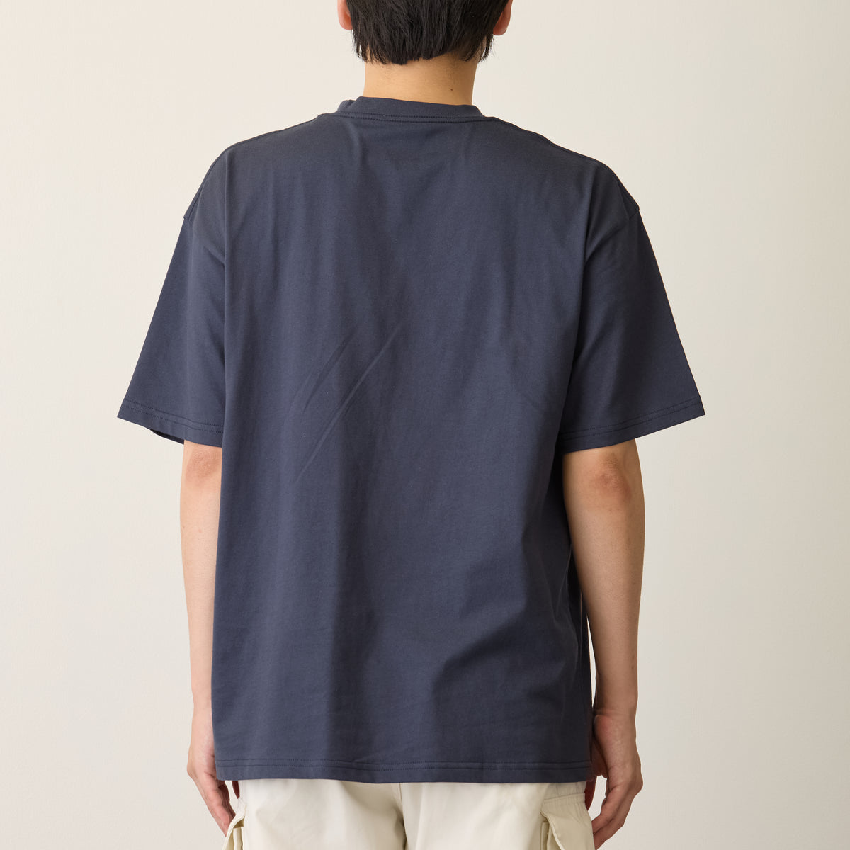 ナガノキャラクターズ Tシャツ SLEEPY（くま） ネイビー