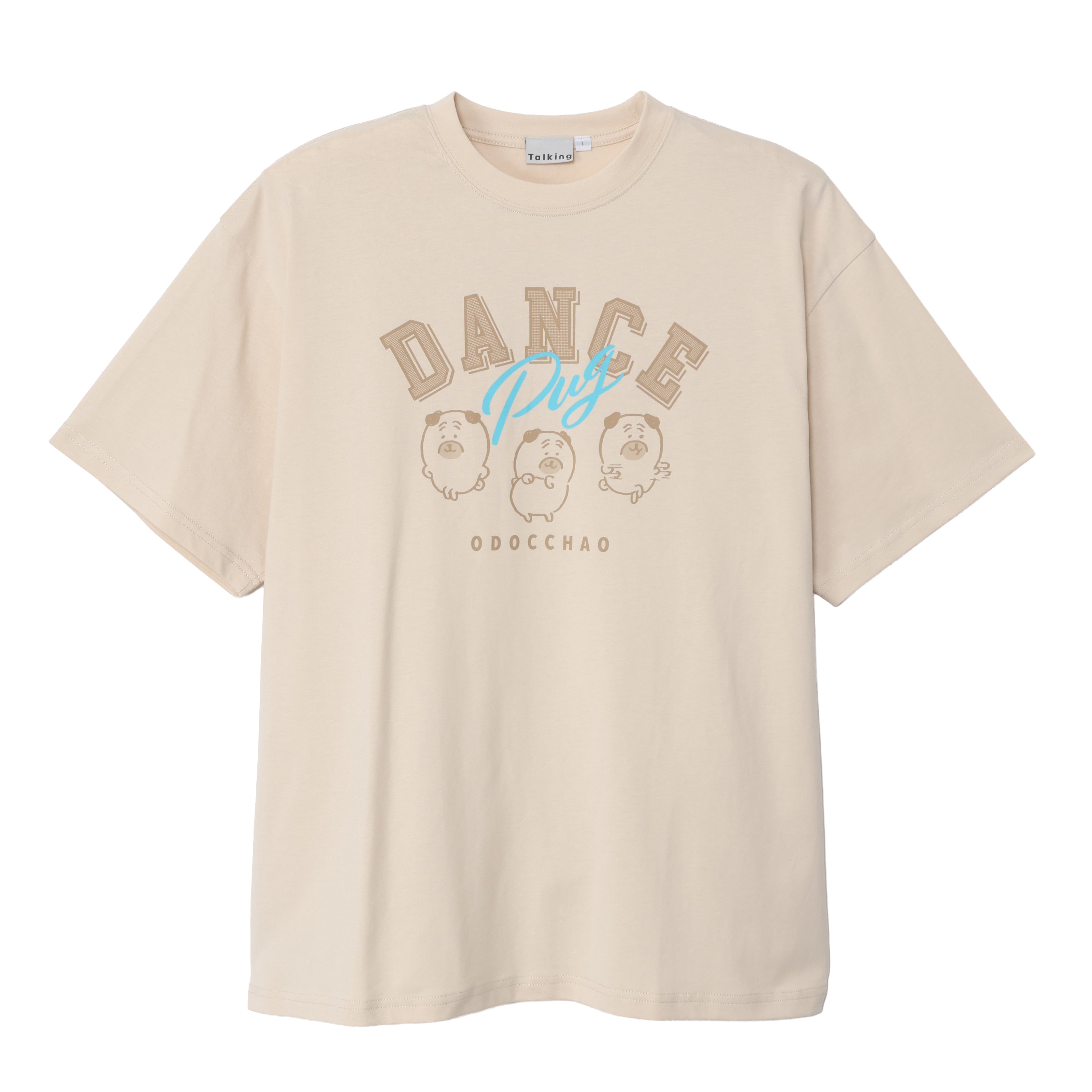 ナガノキャラクターズ Tシャツ DANCE（パグ） オフホワイト | ナガノ
