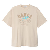 ナガノキャラクターズ Tシャツ DANCE（パグ） オフホワイト