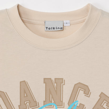 ナガノキャラクターズ Tシャツ DANCE（パグ） オフホワイト