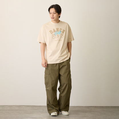 ナガノキャラクターズ Tシャツ DANCE（パグ） オフホワイト