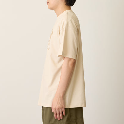 ナガノキャラクターズ Tシャツ DANCE（パグ） オフホワイト