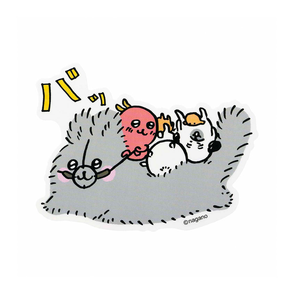Nagano Characters Sticker (chinchilla and others) that can be pasted on smartphones