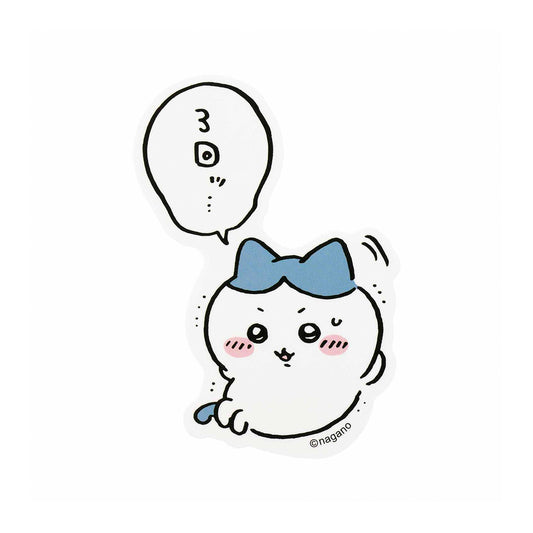 ナガノキャラクターズ スマホに貼れるサイズのステッカー(ハチワレ 腹筋)