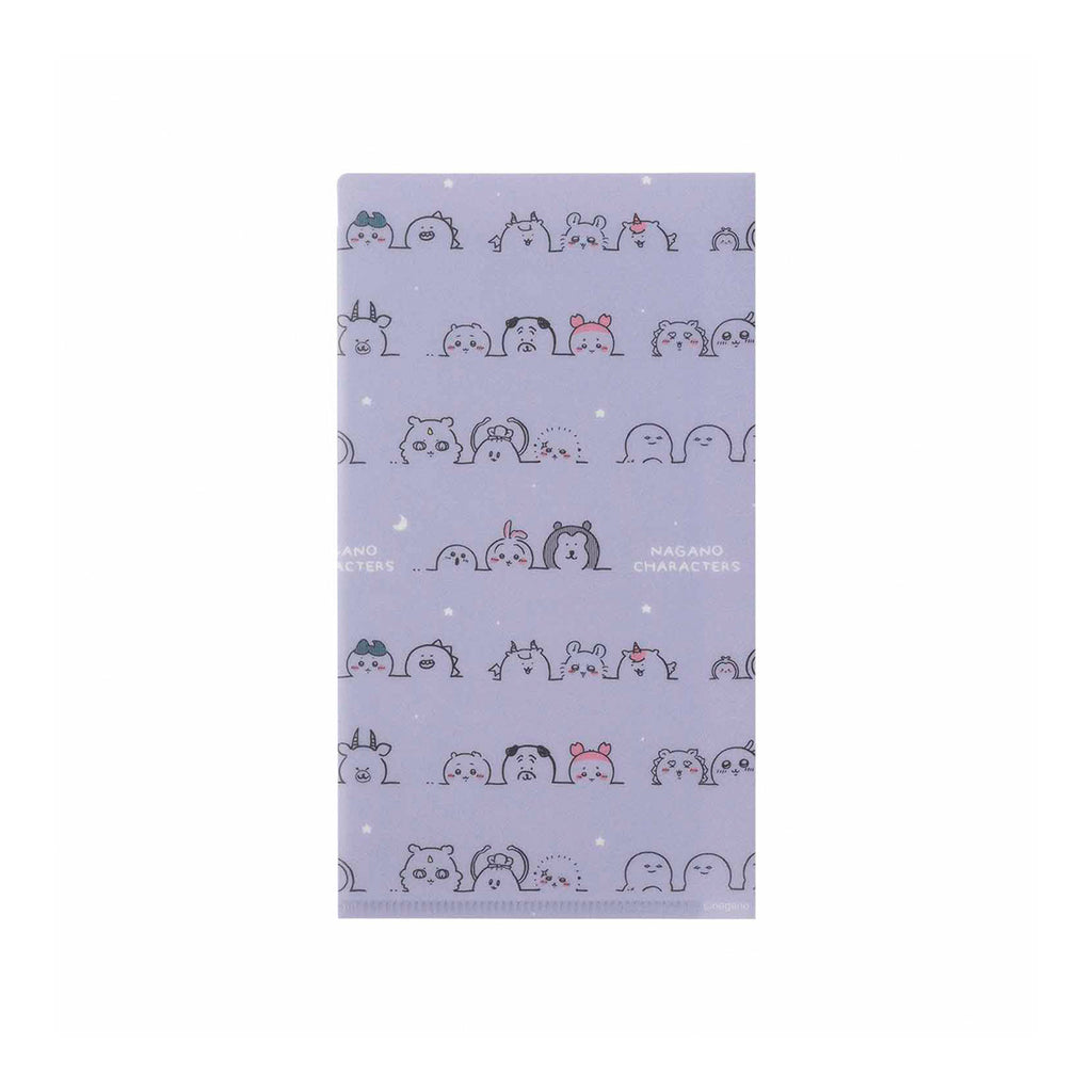 나가노 캐릭터 매트 티켓 파일 (보라색)