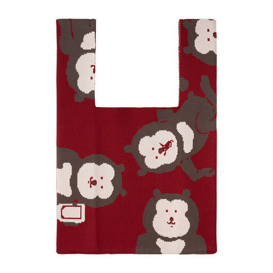 ナガノキャラクターズ ニットバッグ(マレーグマ)