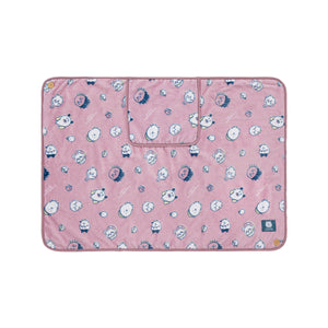 Nagano Characters Warm 3WAY Blanket (Pink)