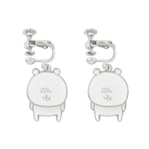 Nagano Characters Yura Yurura Earrings (full of Nagano bear wrinkles)