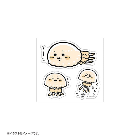 ナガノキャラクターズ ナガノの水族館 クリアステッカーセット(タコクラゲ)