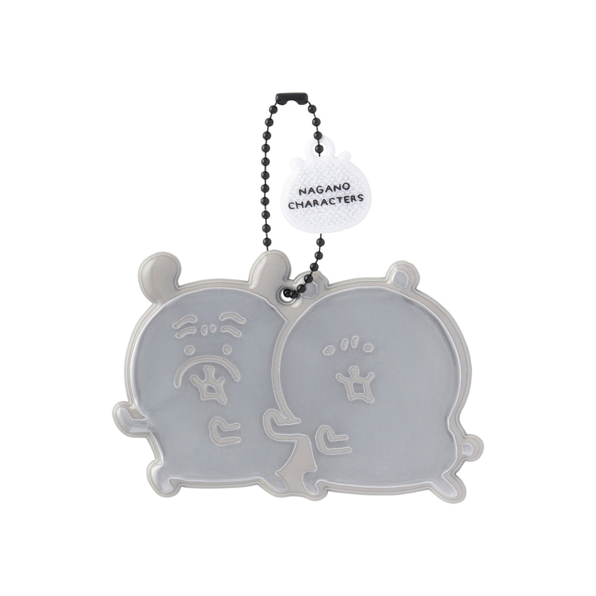 ナガノキャラクターズ リフレクターキーホルダー（くまとパグ）