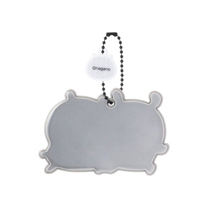 ナガノキャラクターズ リフレクターキーホルダー（くまとパグ）