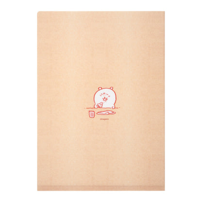 ナガノキャラクターズ 思い出のスケッチ 手触りの良いクリアファイル（ベージュ）