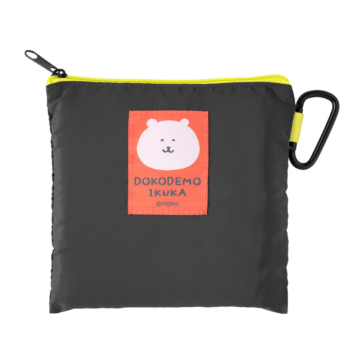 ナガノキャラクターズ 折りたためるトラベルムーンショルダーバッグ（くま）