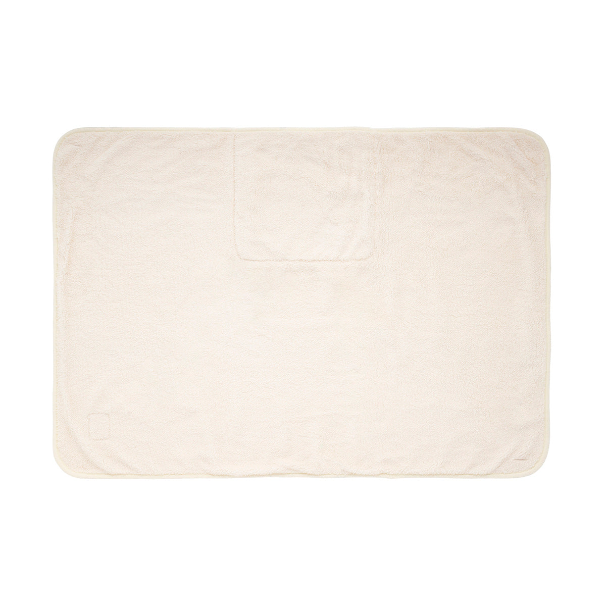 ナガノキャラクターズ あったか収納ポケット付き3WAYブランケット（アイボリー）