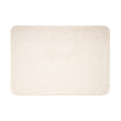 ナガノキャラクターズ あったか収納ポケット付き3WAYブランケット（アイボリー）