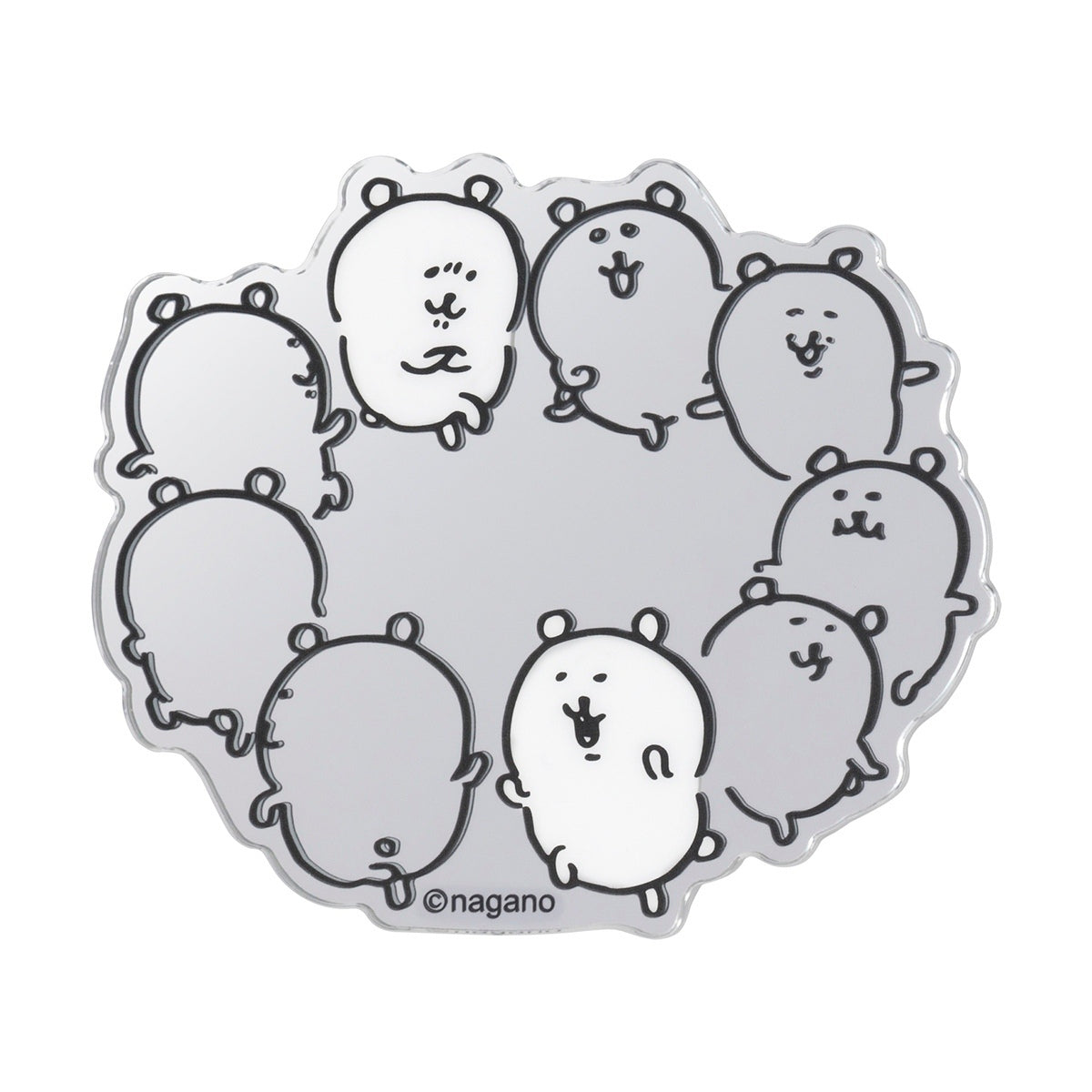 Nagano Characters 트레이딩 미러 스티커 (전 8종)