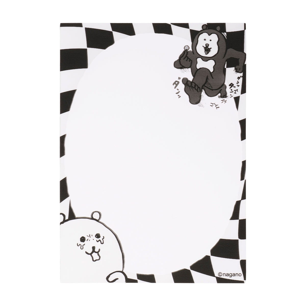 ナガノキャラクターズ ミニフォトが入るサイズのクリアスリーブ（くま