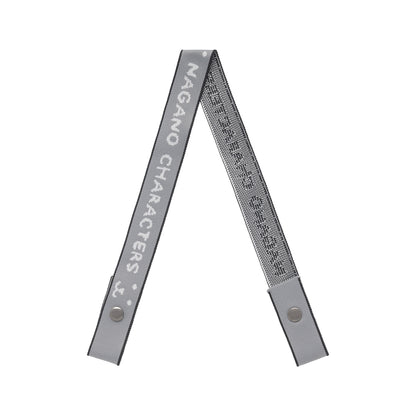 ナガノキャラクターズ ニットバッグベルト（グレー）