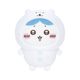 ナガノキャラクターズ ぬいぐるみS（くまをかぶったハチワレ）