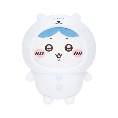 ナガノキャラクターズ ぬいぐるみS（くまをかぶったハチワレ）