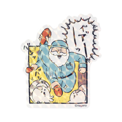 Nagano Characters The size of grandpas that can be pasted on smartphones Sticker (Ibaaa) 