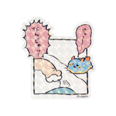 Nagano Characters The size of the grandpas to stick on a smartphoneSticker (what the heck) 