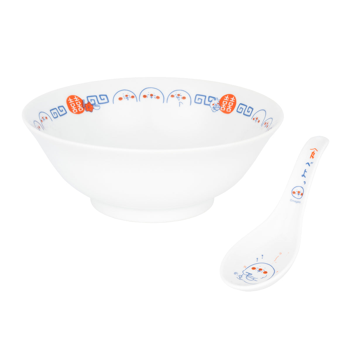 Nagano Characters 아자라시의 라면 덮밥＆렌게세트 