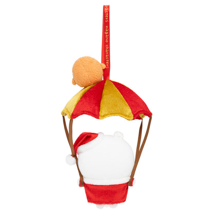 ナガノキャラクターズ つるせる パラシュートサンタなくまぬいぐるみ