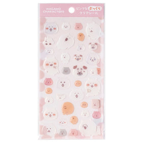 Nagano Characters 粉色立體透明貼紙