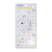 Nagano Characters Bon Bon Drop Stickers (Joke Bear & Pug)
