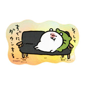 ナガノキャラクターズ スマホに貼れるサイズのホログラムステッカー（そしてすぐにダウンする）