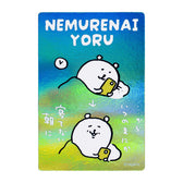 ナガノキャラクターズ スマホに貼れるサイズのホログラムステッカー （NEMURENAI）