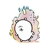 ナガノキャラクターズ スマホに貼れるサイズのホログラムステッカー （あふれ出るパワー）