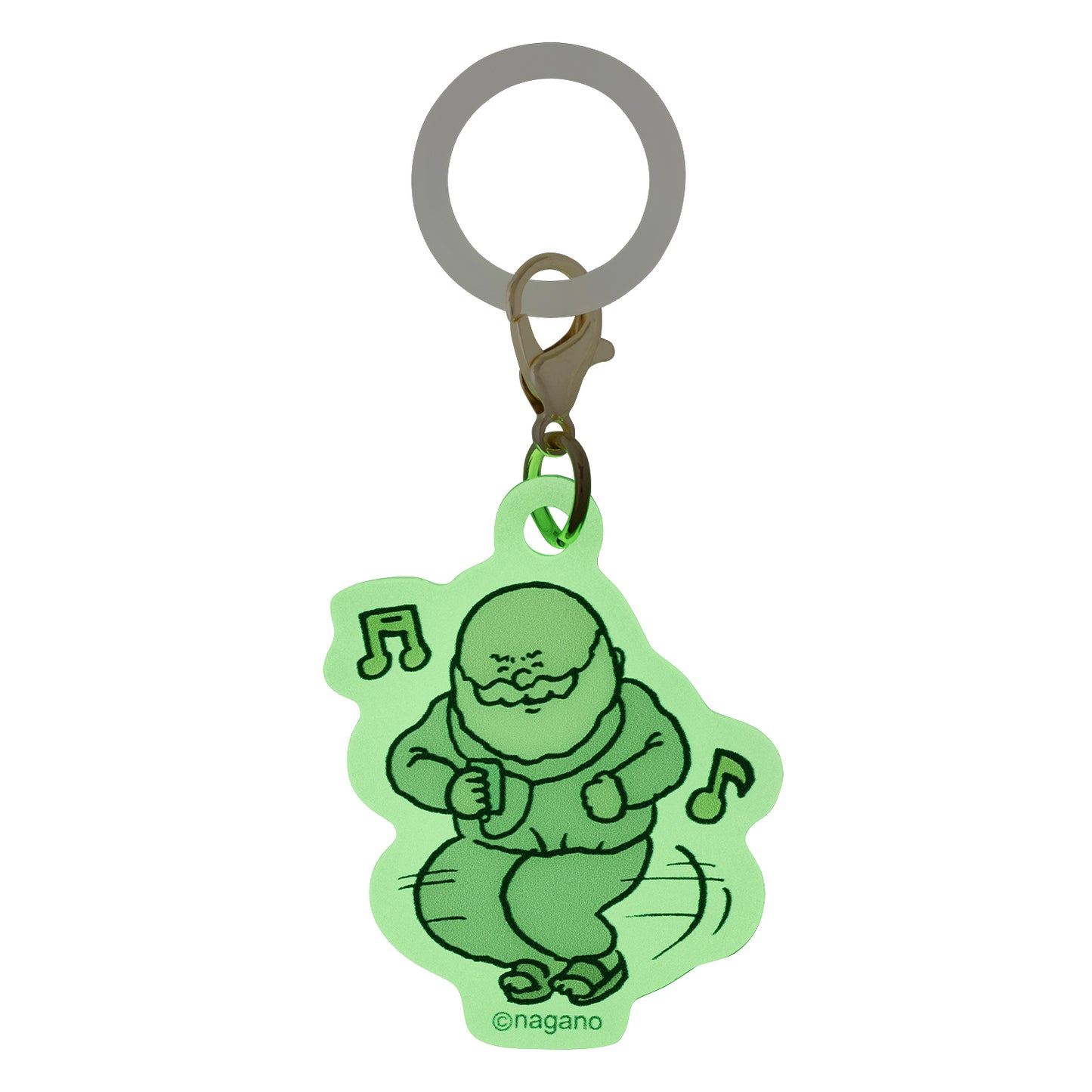 Nagano Characters 爷爷与海豹 随机款夜光亚克力标记挂件 (全11种)