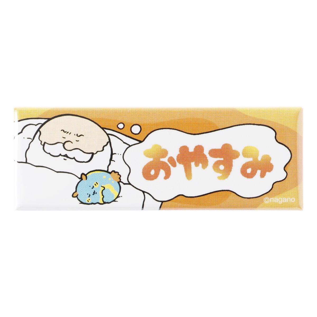 Nagano Characters 爷爷与海豹 近况报告冰箱贴 (晚安)