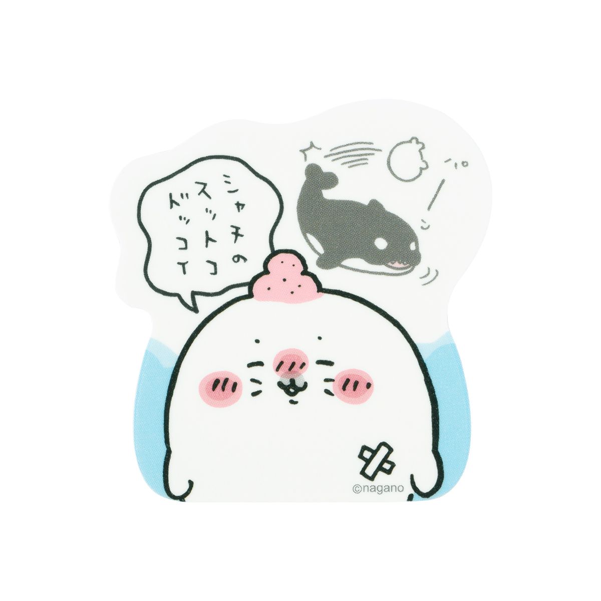 Nagano Characters Glow-in-the-Dark Sticker (That Silly Orca)