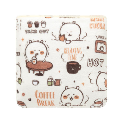 Nagano Characters Warm 3WAY Blanket with Storage Pocket (Relieved Mood)