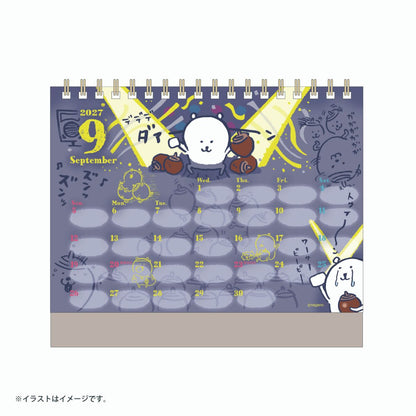 Nagano Characters 2027년 1월 시작 탁상 달력 (미니 스티커 포함)