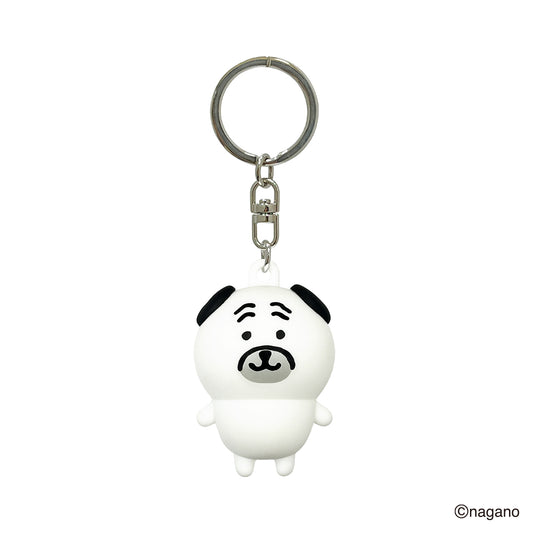 ナガノキャラクターズ フィギュアキーホルダー（パグ）