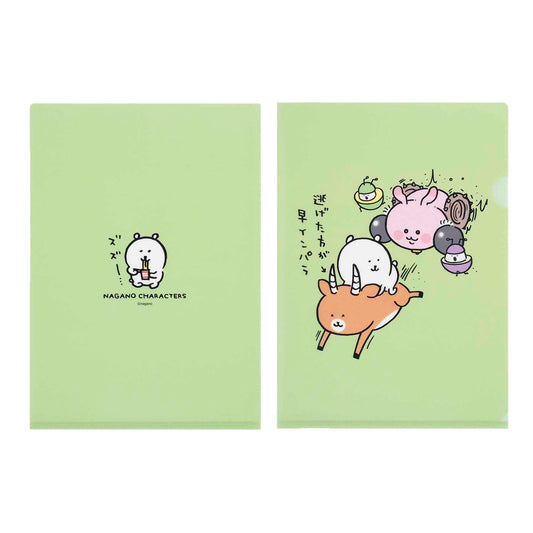 ナガノキャラクターズ クリアファイル（逃げた方が早インパラ）