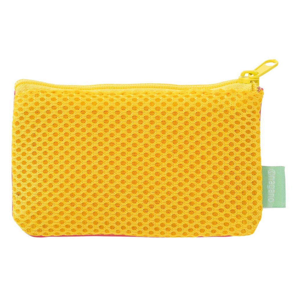 Nagano Characters Single -sided mesh 2 pouch (strawberry croquette)