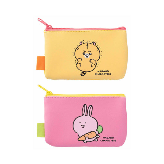 ナガノキャラクターズ 片面メッシュな2個セットポーチ(うさぎととら)