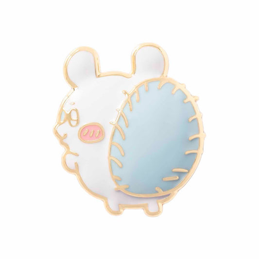 Nagano Characters Metal Brooch (Momonga) 