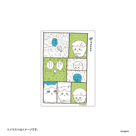 ナガノキャラクターズ スマホに貼れるサイズの原画ステッカー（喜びがない）