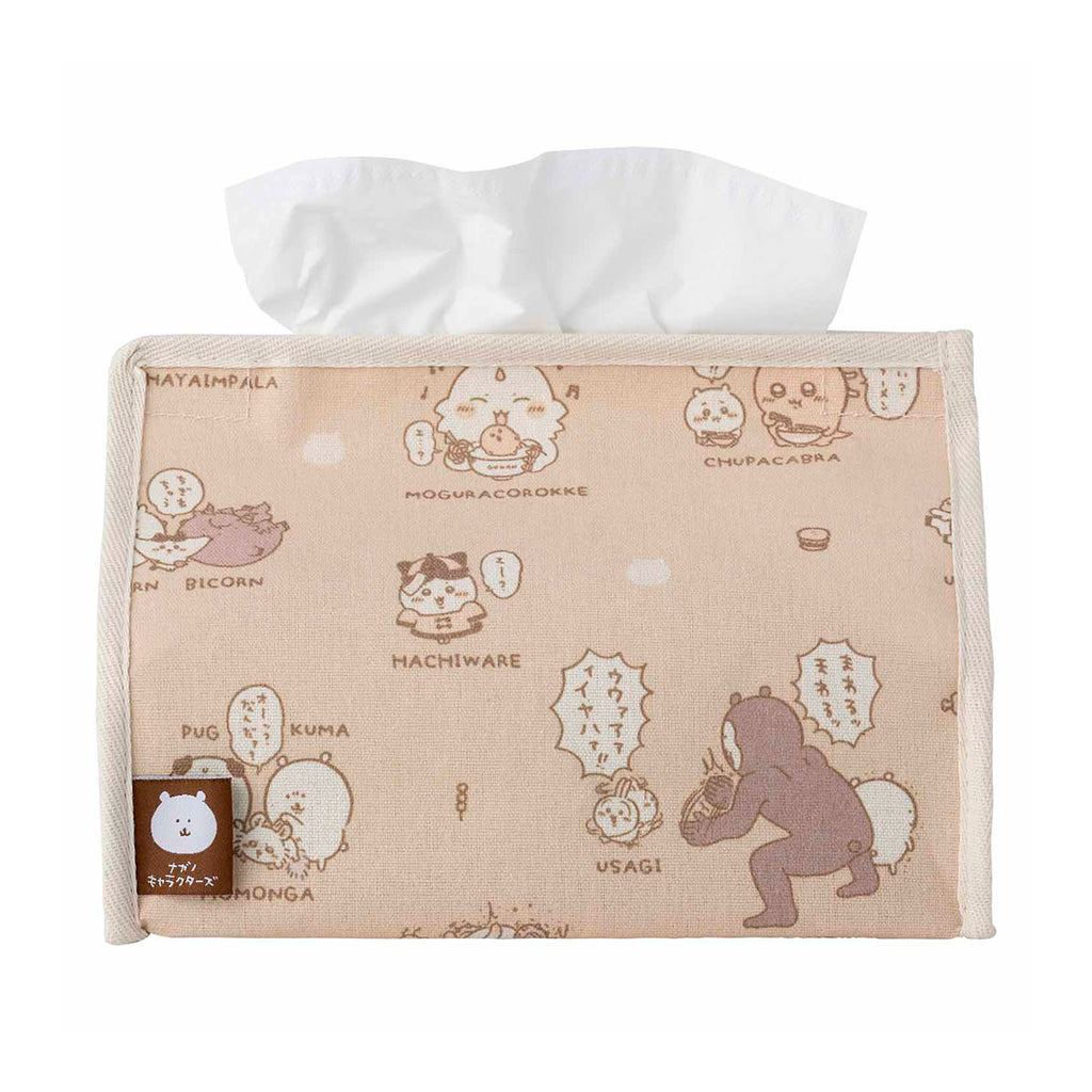 Nagano Characters Tissue Case (Beige)