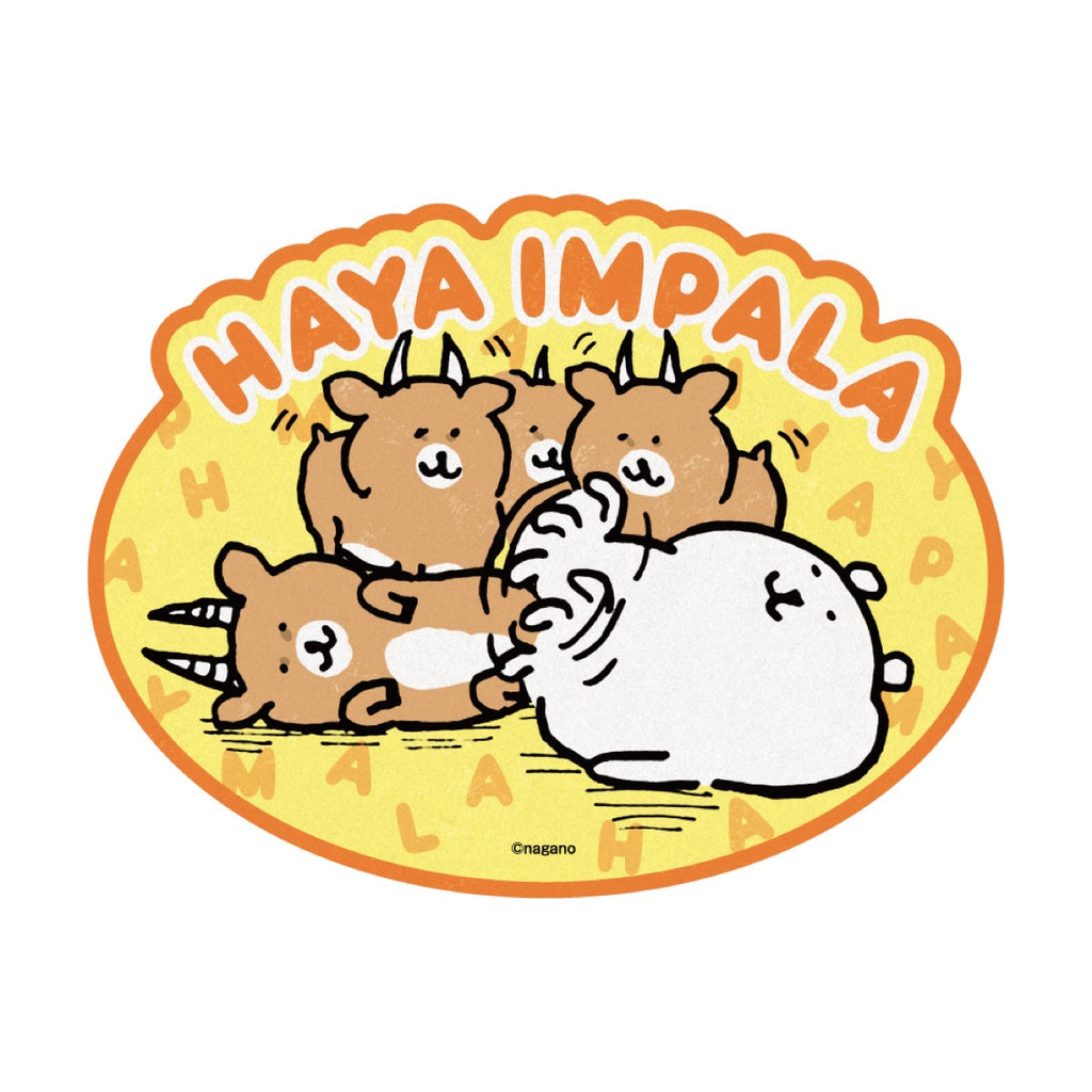 Nagano Characters Travel Sticker ② Early Impala