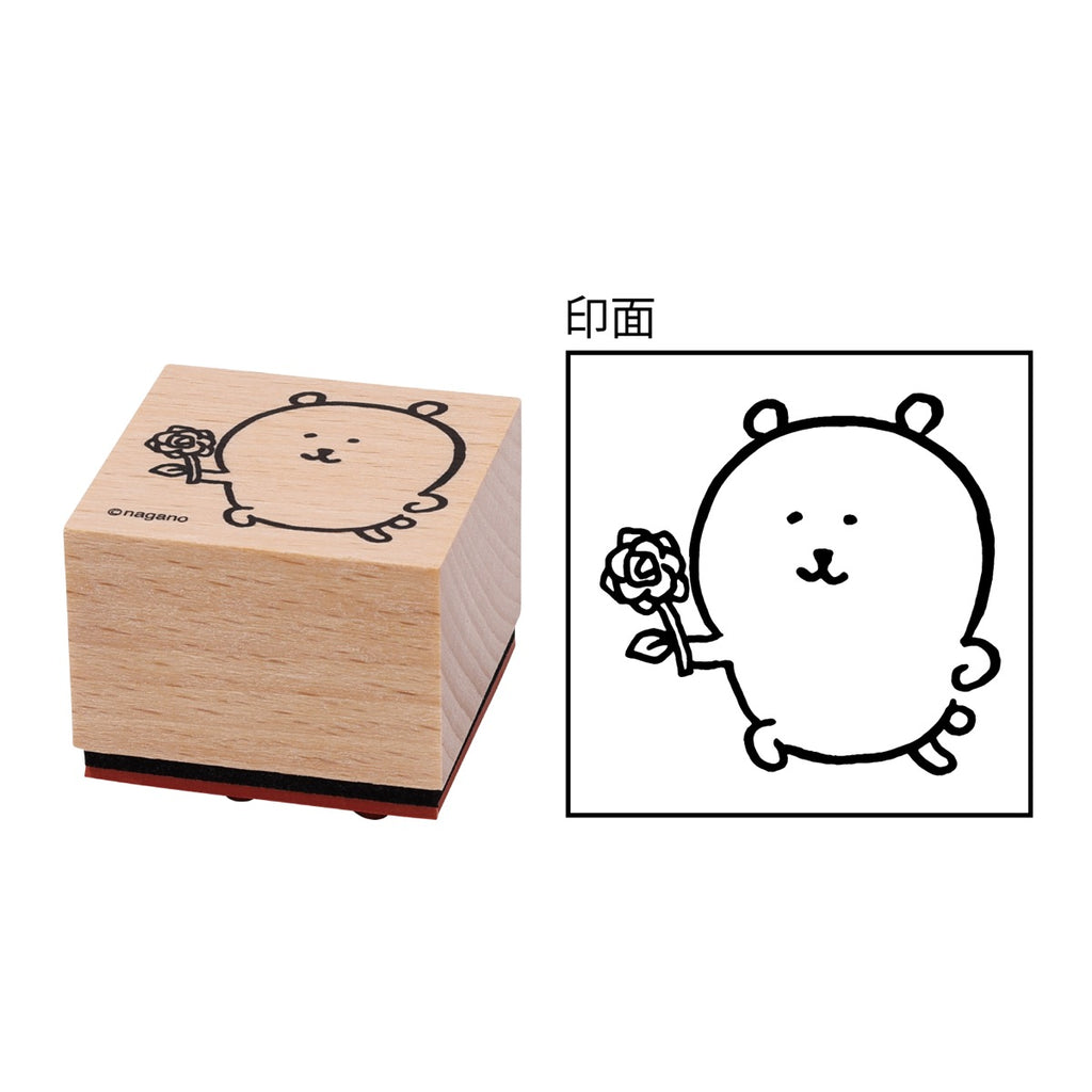 나가노 캐릭터 나무 우표 ① 장미