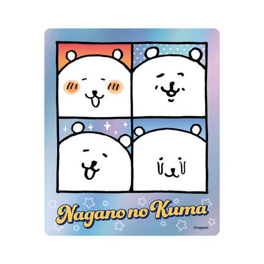 ナガノキャラクターズ プリズムトラベルステッカー①ナガノのくま