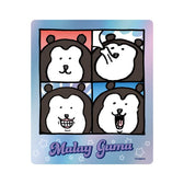 Nagano Characters Prism Travel Sticker ④ Malay Bear