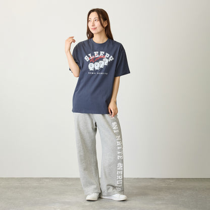 ナガノキャラクターズ Tシャツ SLEEPY（くま） ネイビー